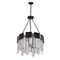 Cwi Lighting Glacier 6 Light Down Chandelier With Polished Nickel Finish 1099P16-6-613 - alternate 1